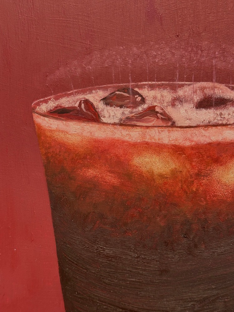 Fizz  12” x 12”  Oil On Panel
