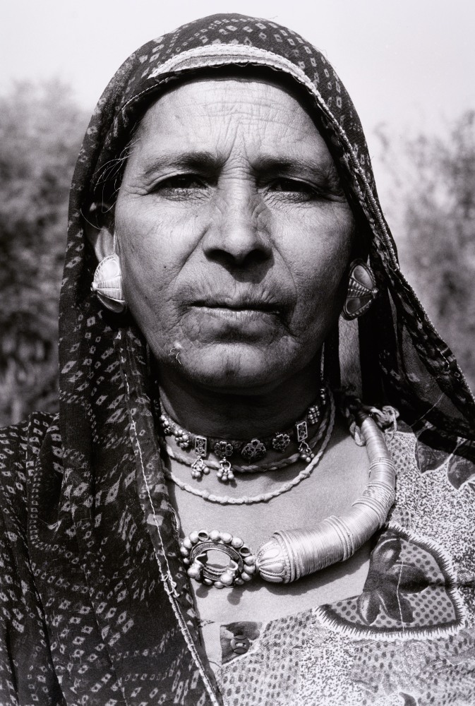 Rajasthani Woman  17″ x 11.5″  Toned Silver Gelatin Print