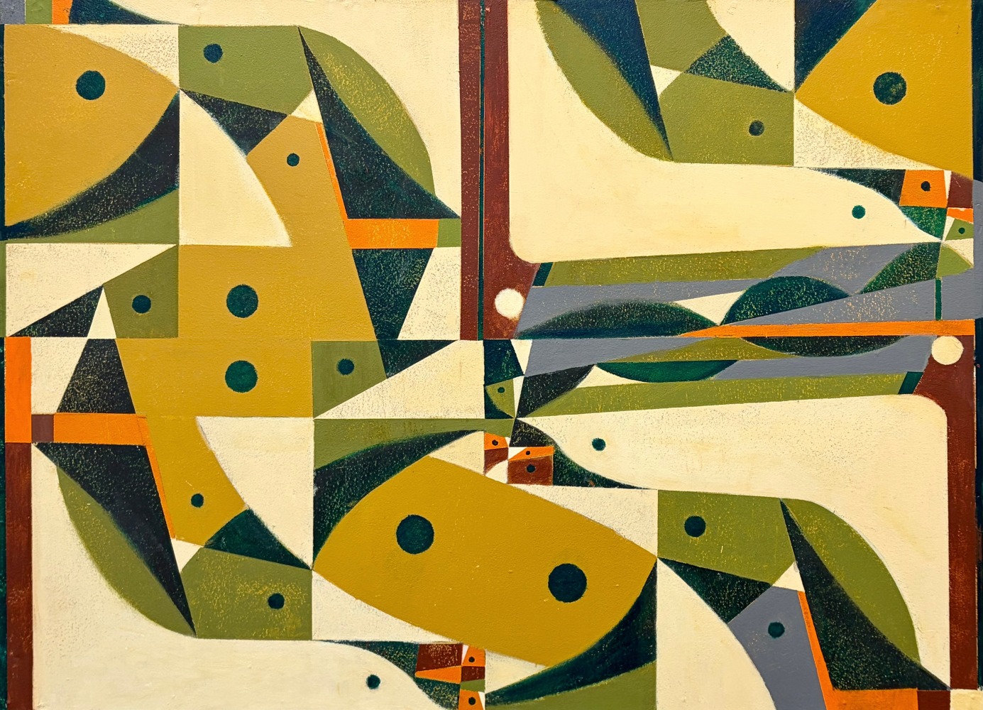 Flock 9  21" x 29"  Acrylic On Panel