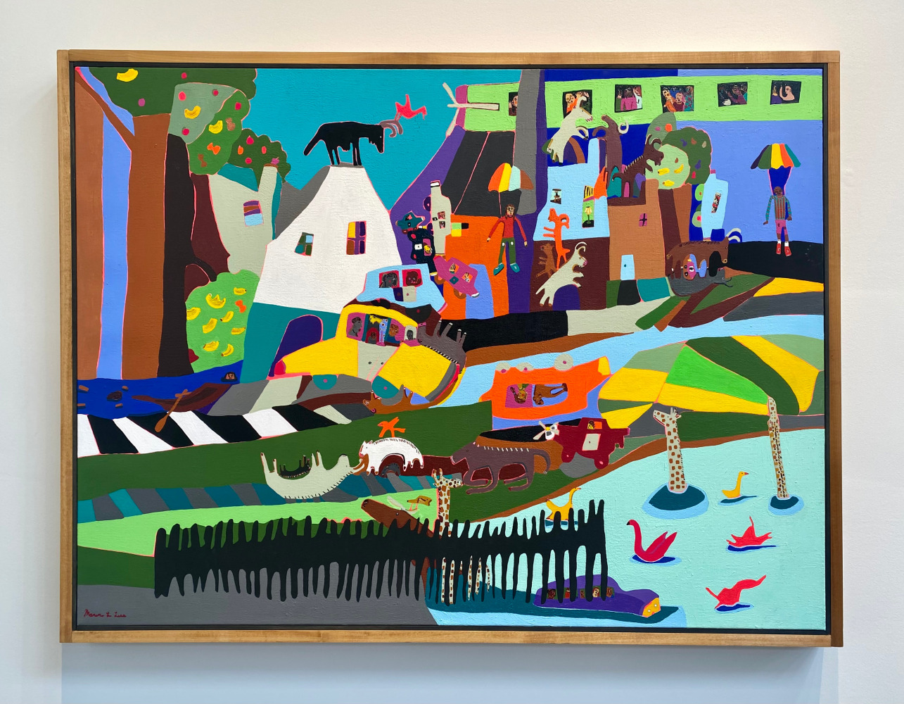The Black Goat  36” x 48”  Acrylic On Linen