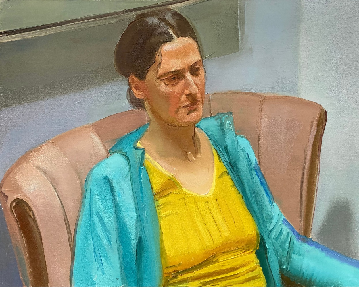 Portrait Of Carolyn, II  24&quot; x 30&quot;  Oil On Linen