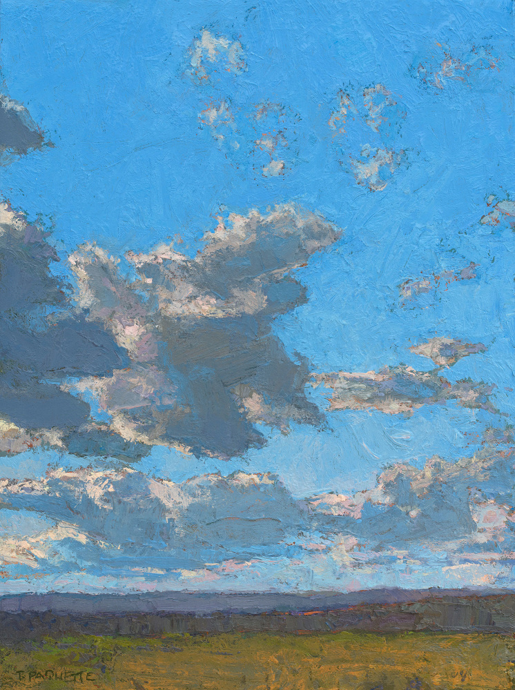 Blue Sky Plateau  16&quot; x 12&quot;  Oil On Linen