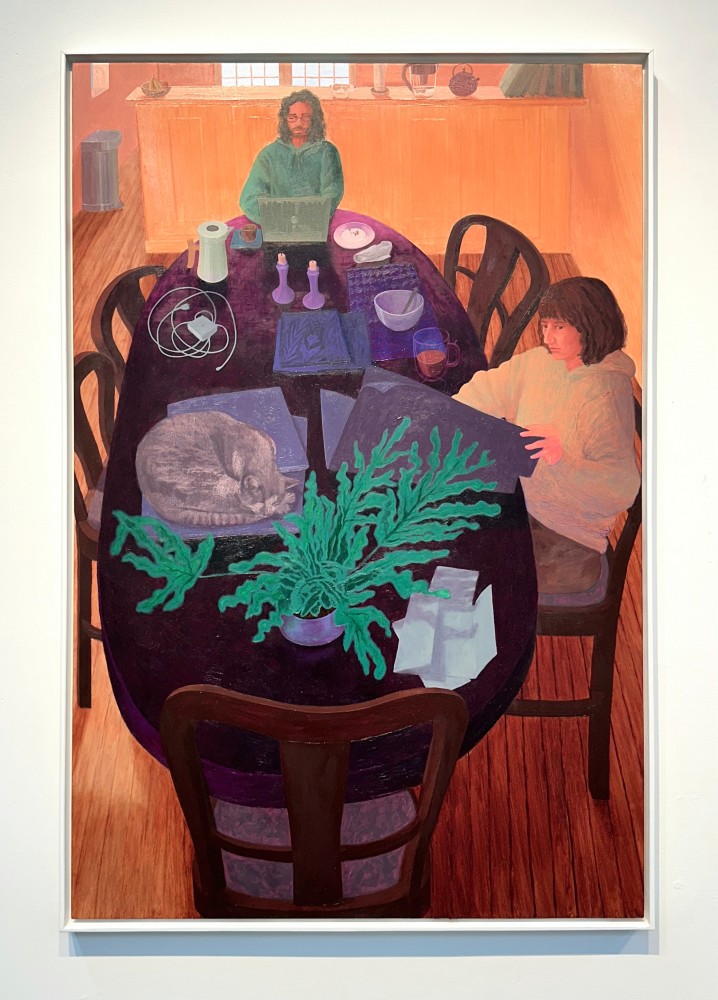 Long Morning  42” x 28”  Oil On Panel