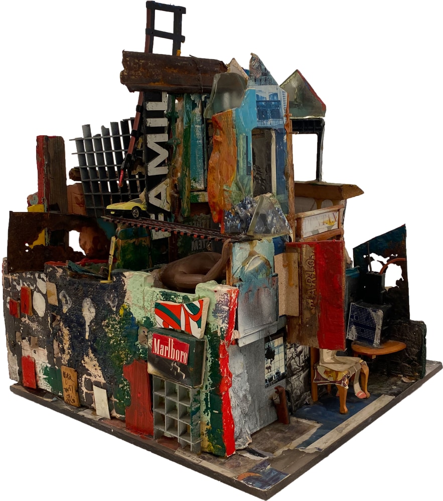 Leroy Johnson, Doll House 18&quot; x 18&quot; x 18&quot;  Mixed Media And Found Objects