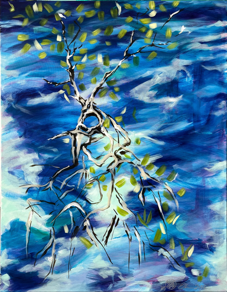 Sun, Beach, Water &amp;amp; Sky (Branches), 2022

Mixed Media on Canvas

40 x 30 inches

Purchase