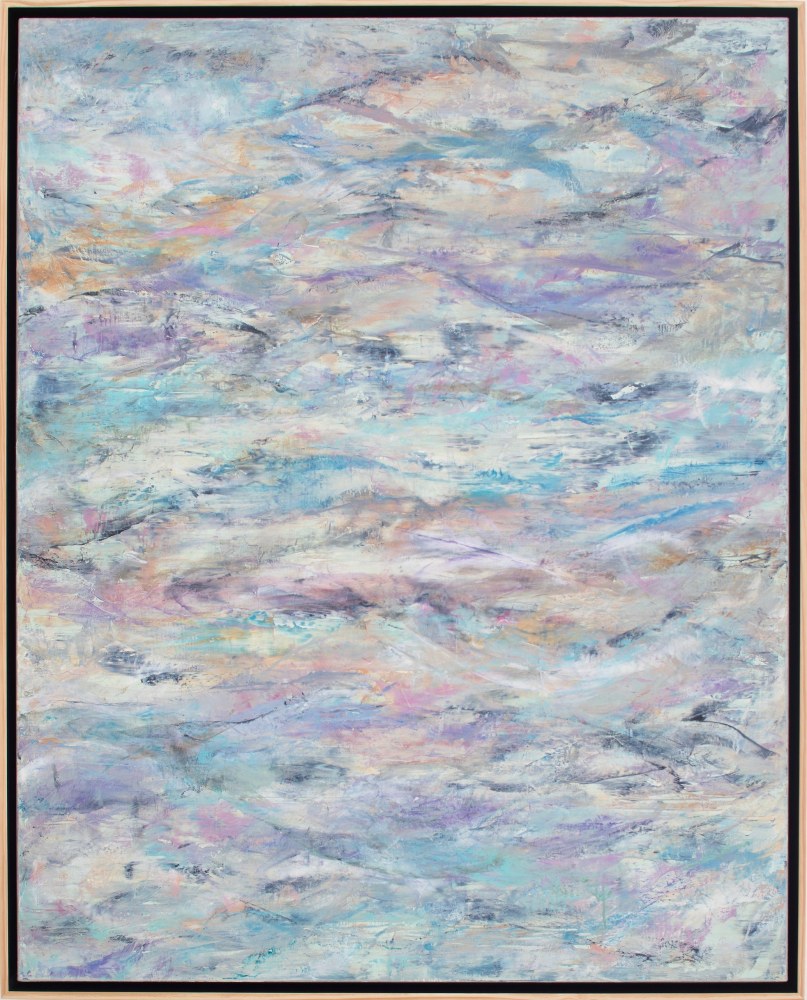 Jill Krutick, Waves II, 2018, 60 x 48 inches, Acrylic on Canvas