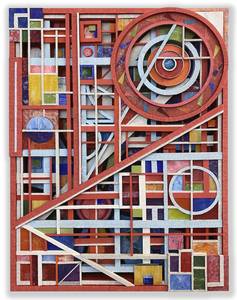 COUNTERPOINT No. 2, 2023

Copper, aluminum, modeling paste, gesso, and acrylic on wood

40 x 30 x 2.50 inches

Purchase