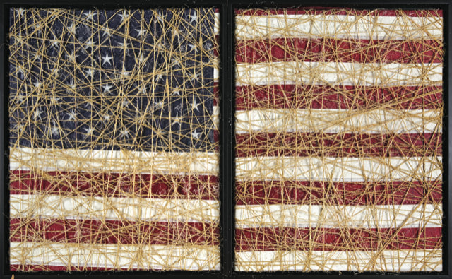 Manolis Projects, Abstract Expressionism, Contemporary Art, American Flag, 4th of July