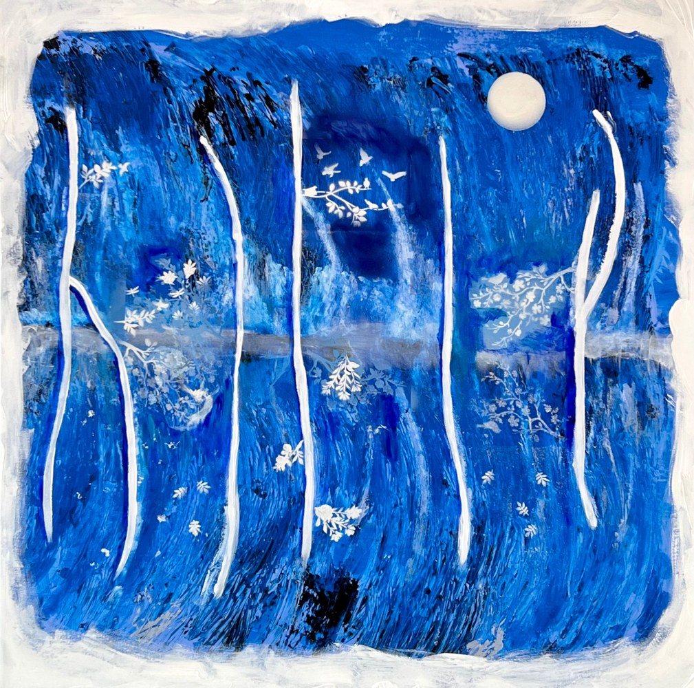 Water &amp;amp; Sky (Moonlight), 2022

Acrylic on Canvas

36 x 36 inches

Purchase