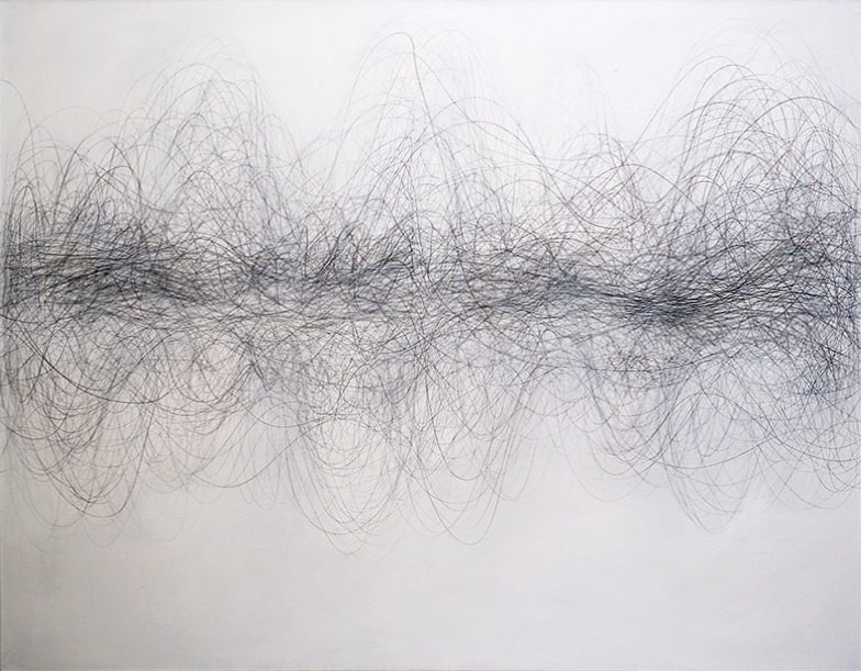 Margaret Neill artist, Reconcile, Graphite and Acrylic on canvas, 2020, 56 x72 inches, Margaret Neill paintings for sale
