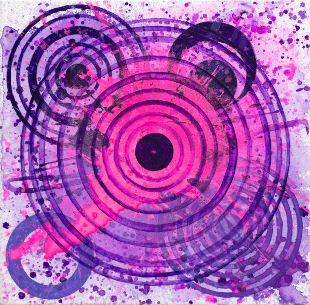 J. Steven Manolis, PurpleFields, 2020, Acrylic on canvas, for sale at Manolis Projects Art Gallery