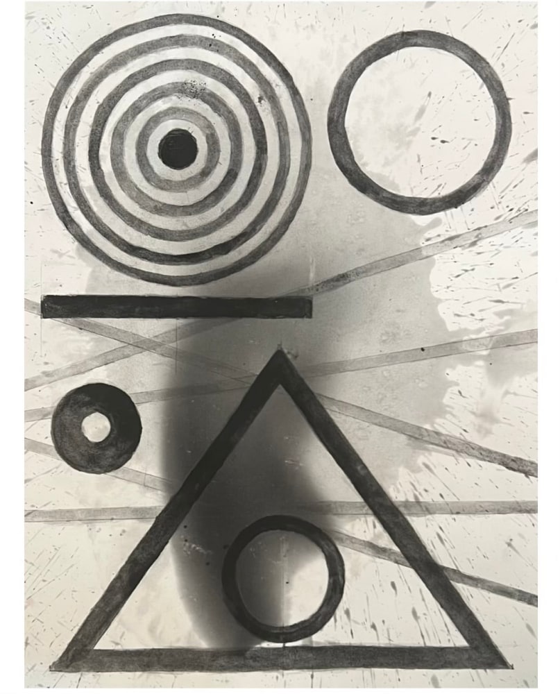 Black &amp;amp; White (Concentric) Version #2, 2023

Vitreous Acrylic on paper

16 x 12 inches

Purchase
