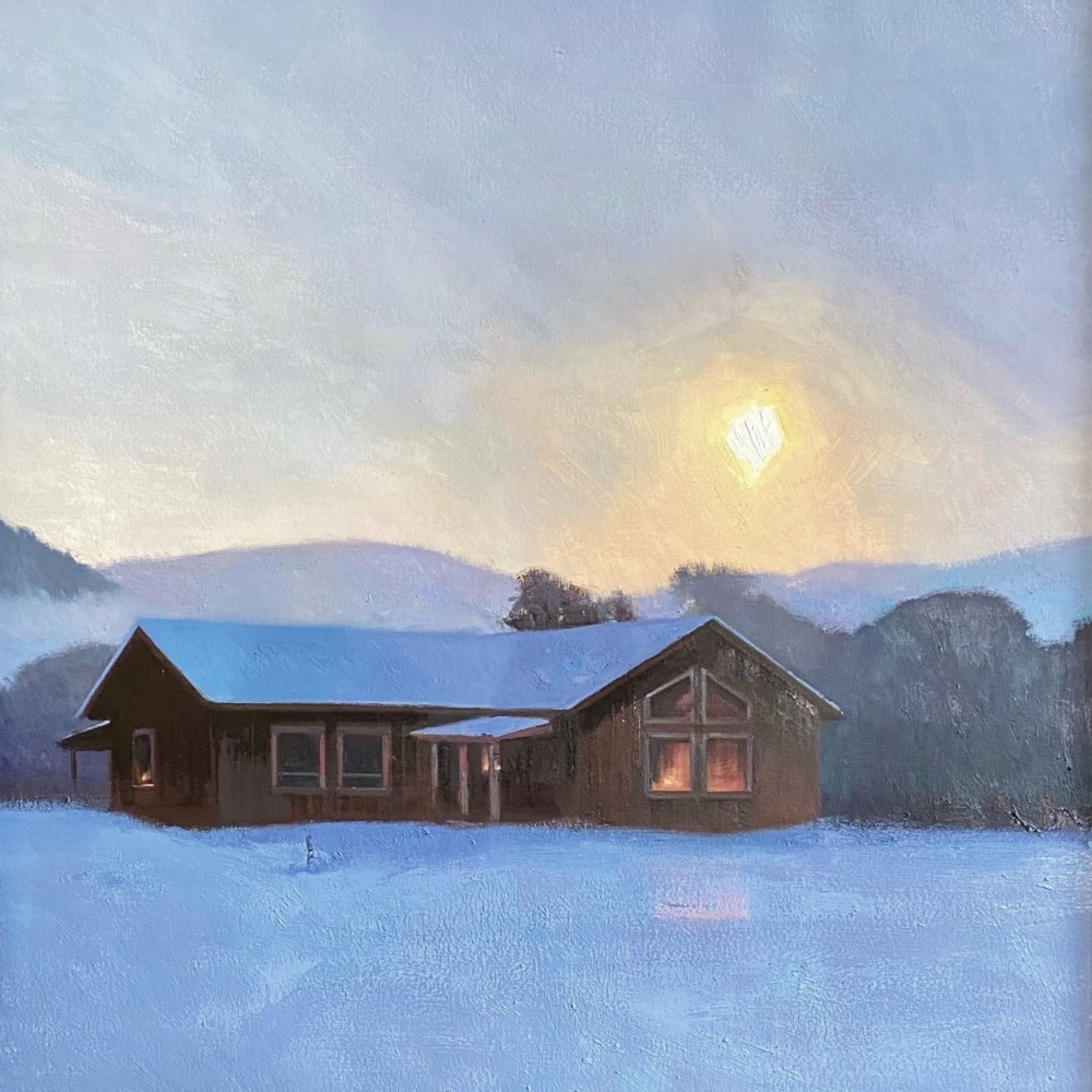 Artist&amp;#39;s Studio in Winter
Oil on canvas
30 x 30 inches

&amp;nbsp;