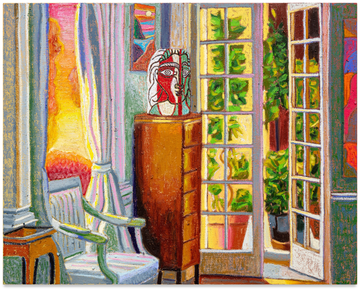 JJ Manford, Autumnal Interior with Picasso Sculpture, ​​​​​​​2023