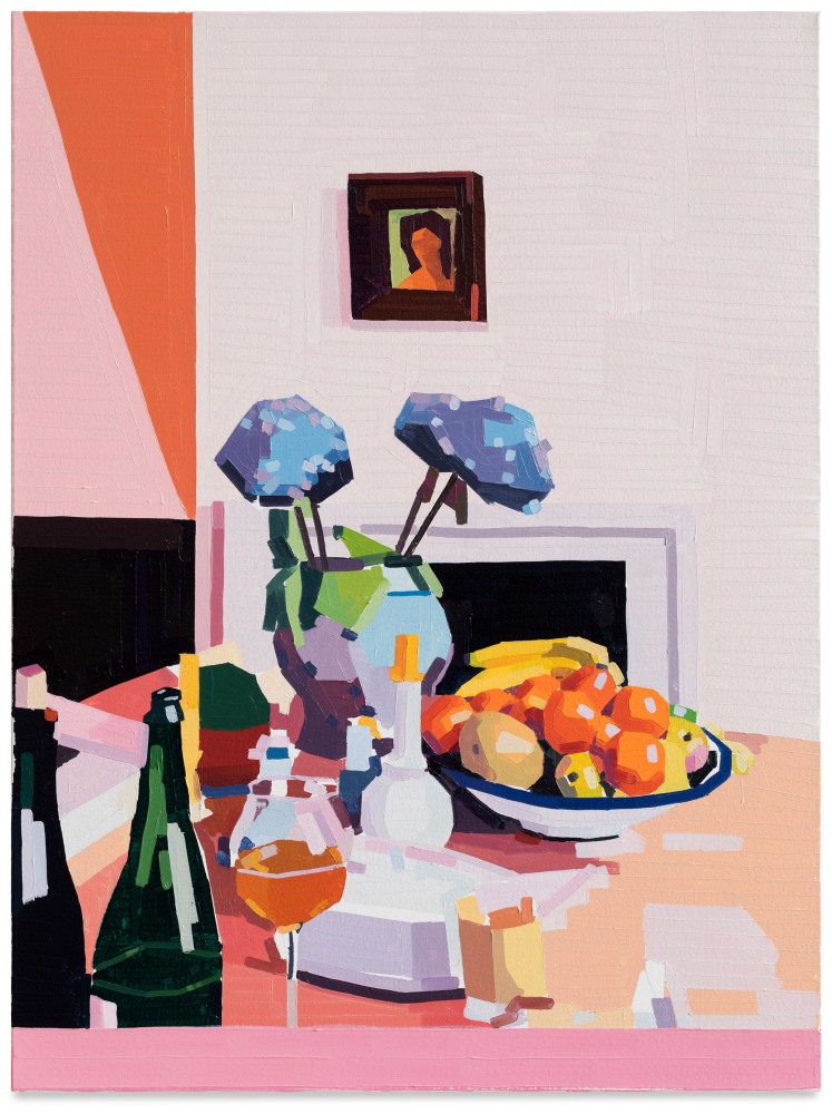 Guy Yanai, Table With Fruit, 2022-3