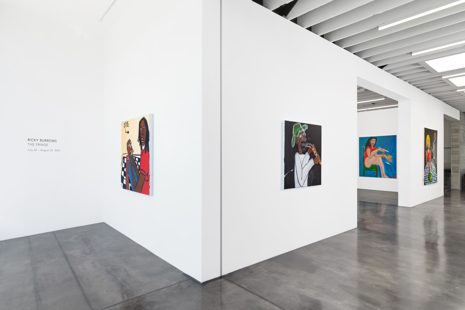 Ricky Burrows: The Fringe (installation view)