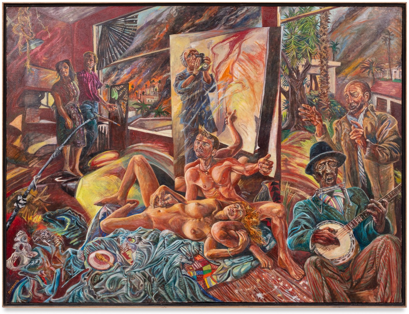 Art Rosenbaum, Painting Fire, 1993