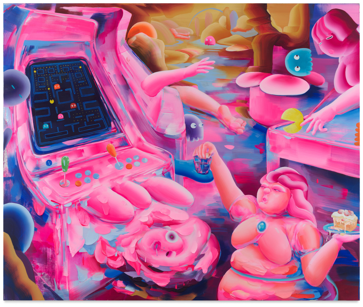 Hyegyeong Choi, Ate the Pac-Man Game, 2022