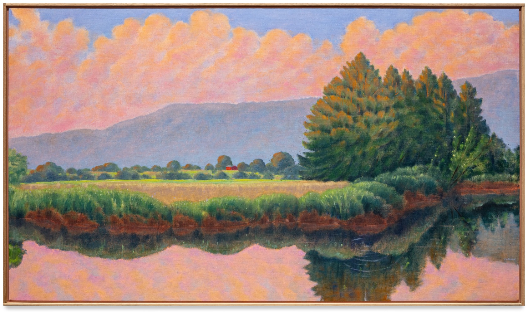 Ray Ciarrocchi, Field by a River, 1989