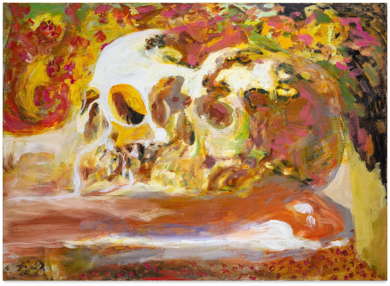 Lumin Wakoa, Two Skulls, 2022