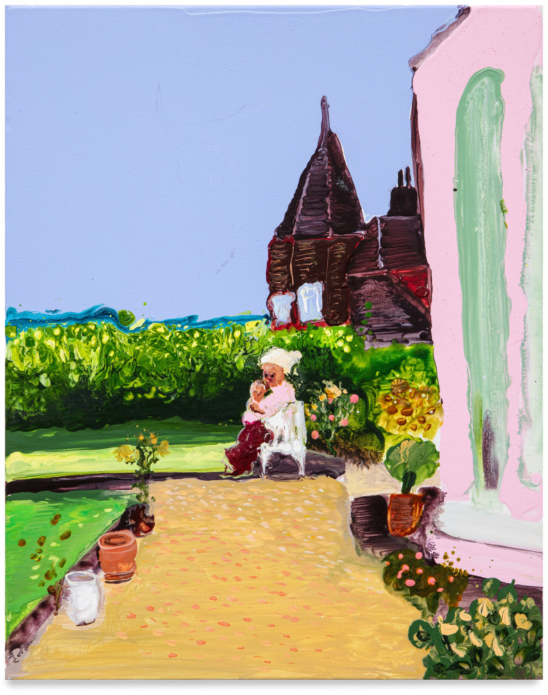 Genieve Figgis, Mother and Baby in the Garden, 2025