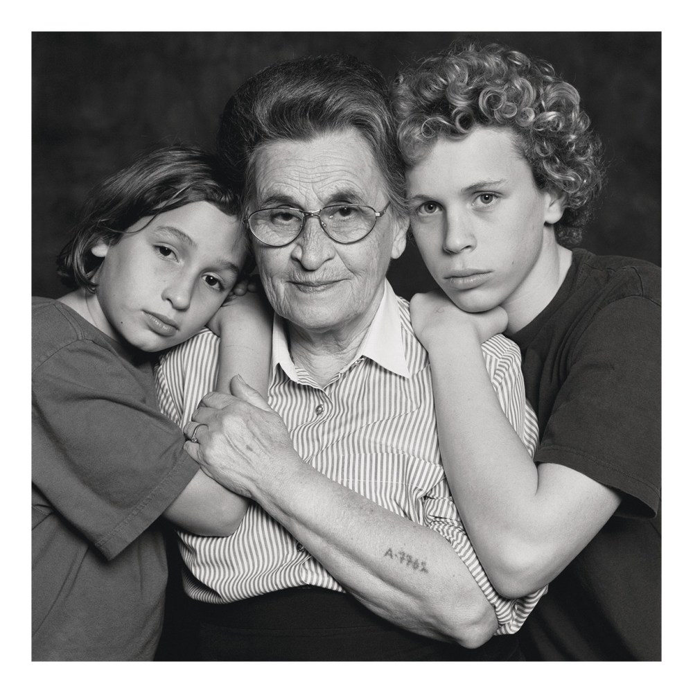 My mother Rivka and my children Gil and Roni, 2003
