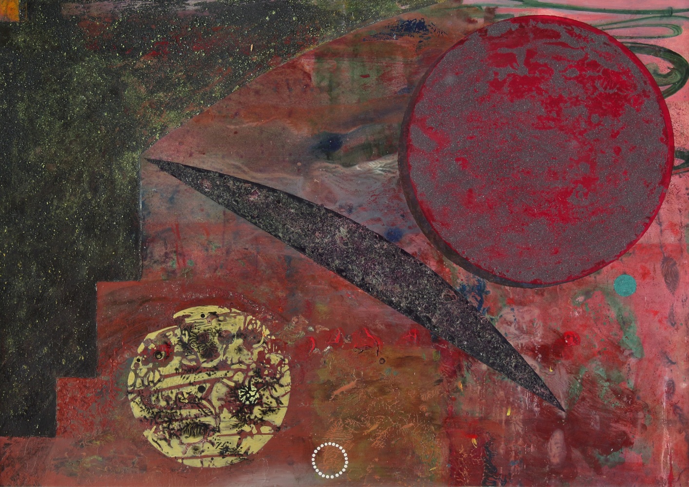 Such That, 1987, mixed media on paper, 11 3/16 x 15 7/8 inches