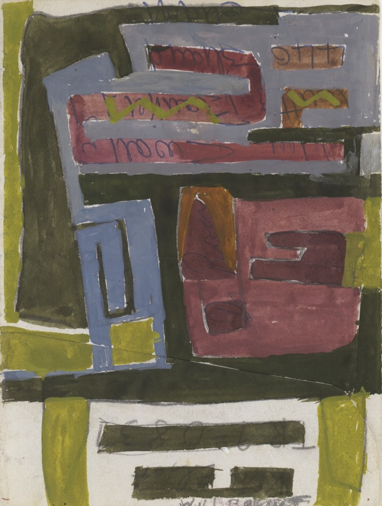 Untitled, c. 1956-1960, mixed media on paper, 5 13/16 x 4 7/16 inches

$7,500

Available
