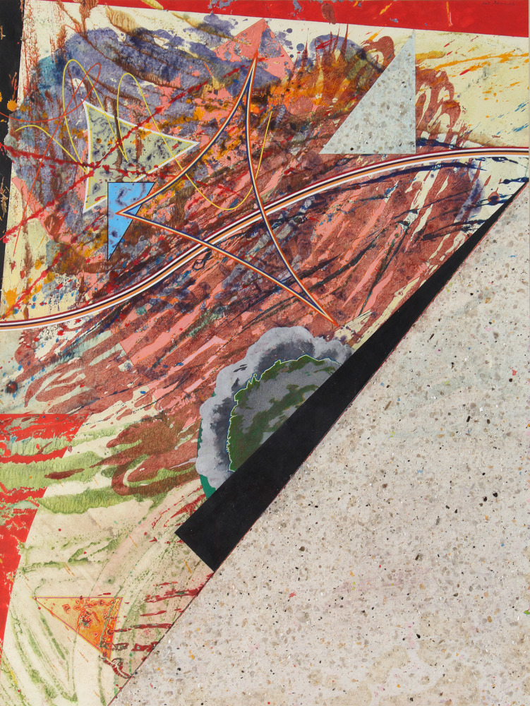 Noah&amp;rsquo;s Ark, 1979, acrylic, mica and ink on paper, 23 x 17 inches