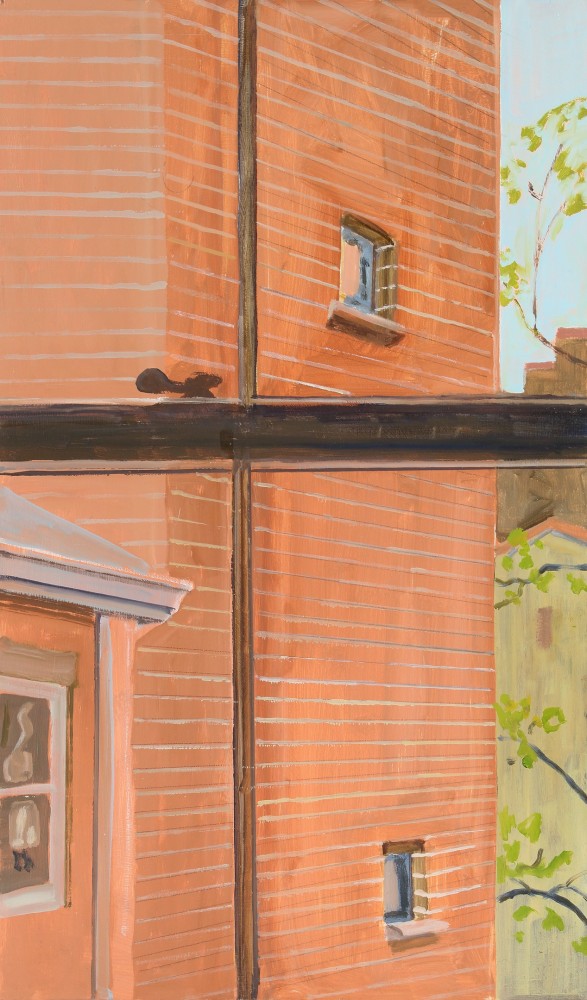 Lois Dodd, West Window View, 2018, oil on Masonite, 20 x 11 3/4 inches

Sold