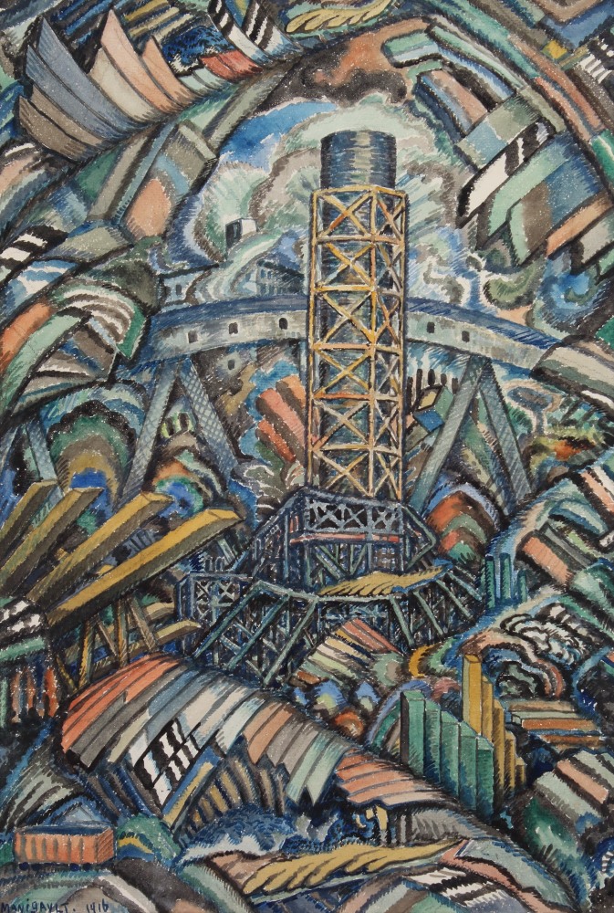 Edward Middleton Manigault,&amp;nbsp;Landscape with Bridge, 1916, watercolor on paper,&amp;nbsp;18 x 12 1/8 inches

Available