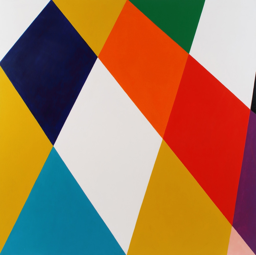 Desfinado, 2017-19,&amp;nbsp;oil and alkyd on canvas, 36 1/2 x 36 inches

Available