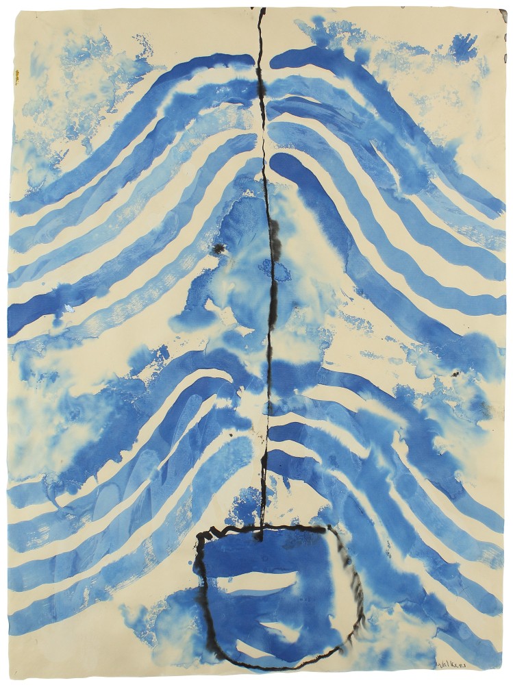 Untitled, 2021, ink on paper, 29 3/4 x 22 inches

Sold