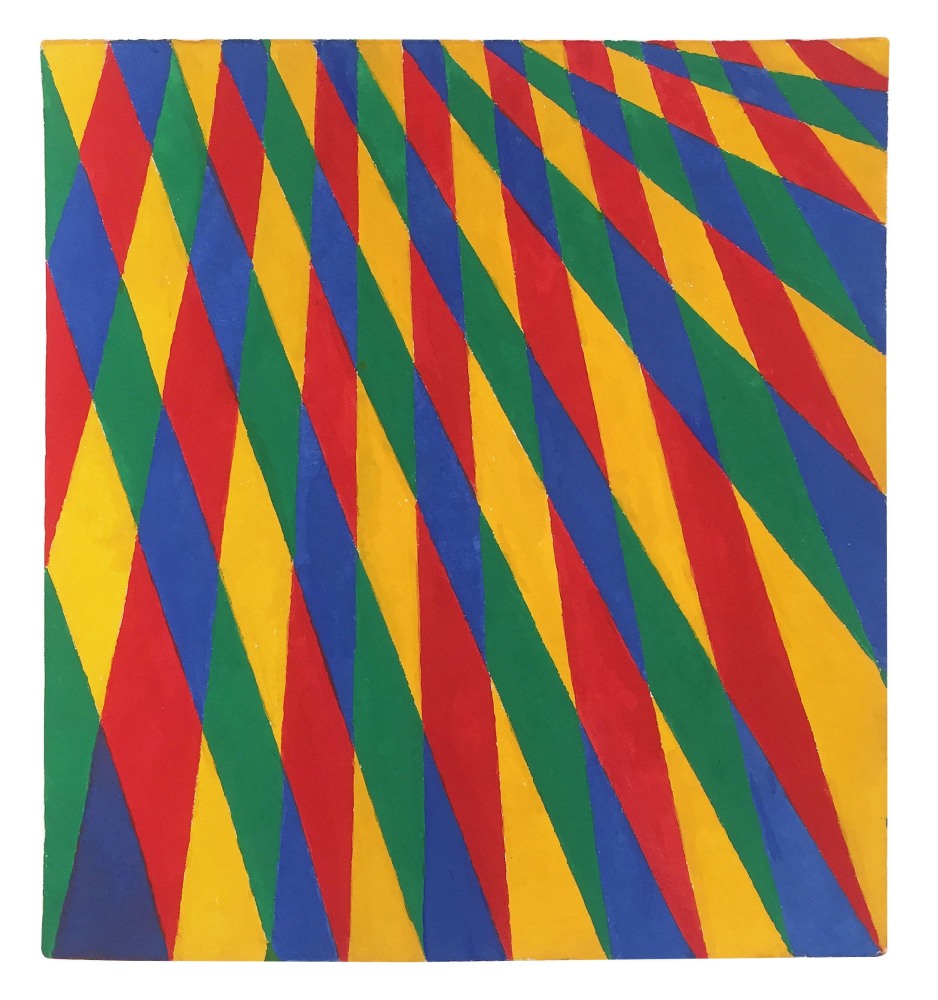 Stephen Westfall, Light Web, 2020, gouache on paper, 12 x 11 inches