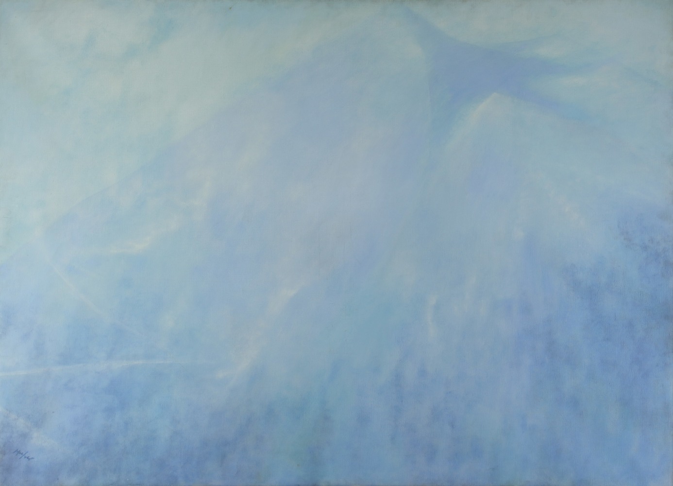 Loren MacIver, Phaedriadae, 1958, oil on canvas, 40 x 50 inches