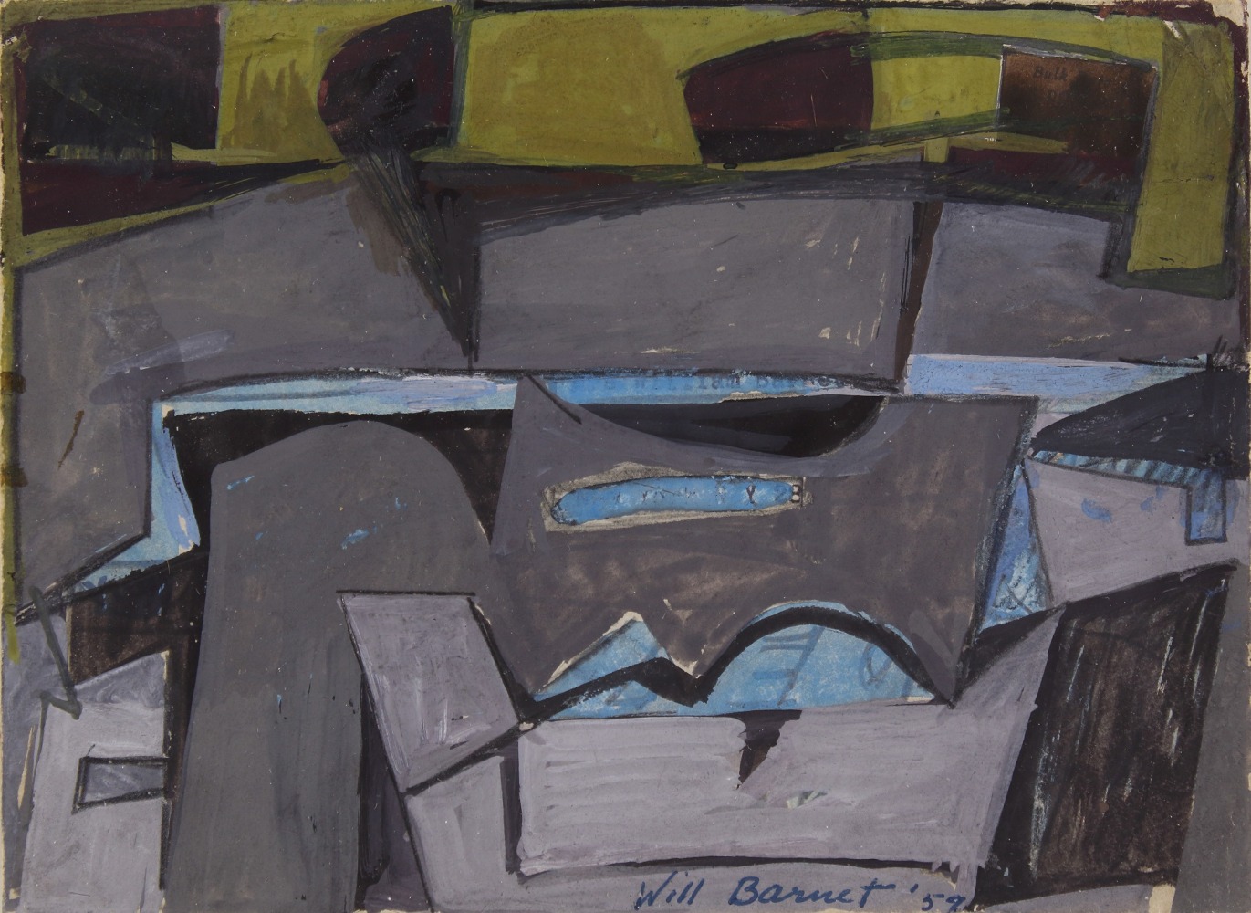 Untitled, 1959, gouache on paper, 5 x 6 3/4 inches

$8,500

Available