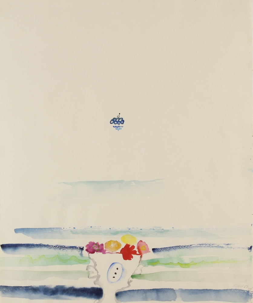 Untitled&amp;nbsp;(Isola del Ting), 1970, watercolor on paper, 27 x 23 1/4 inches

Available
