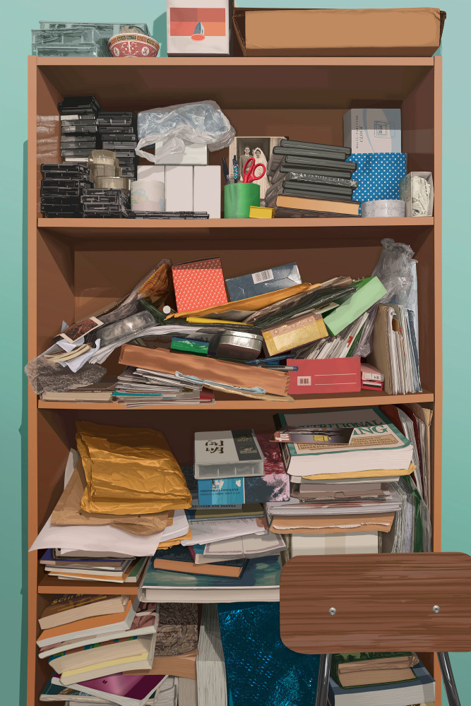 Stack,&amp;nbsp;2021
Digital painting on Baryta paper
60&amp;rdquo; x 40&amp;rdquo;&amp;nbsp;