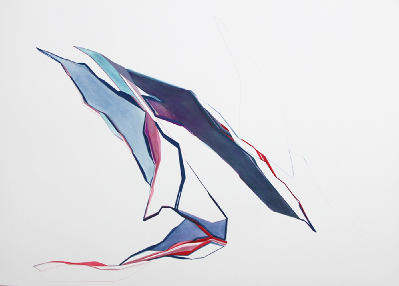 Yelp, 2015
Gouache on paper
19.7” x 27.6”