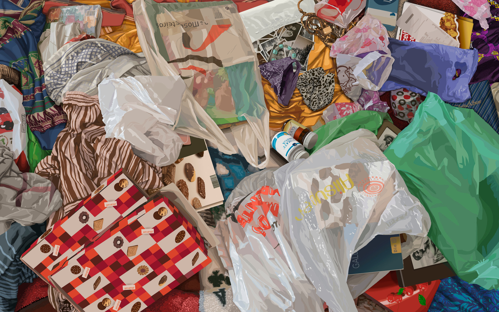 Album,&amp;nbsp;2021
Digital painting on Baryta paper
25&amp;rdquo; x 40&amp;rdquo; | Framed: 25.75&amp;Prime; x 40.75&amp;Prime;
TG 4530