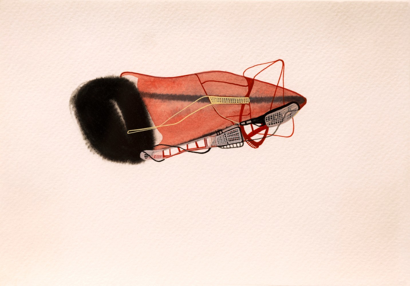 HMPH! | 2002
Gouache on paper
Framed: 10.5” x 12.5” | Unframed: 5” x 7”
TG 1153