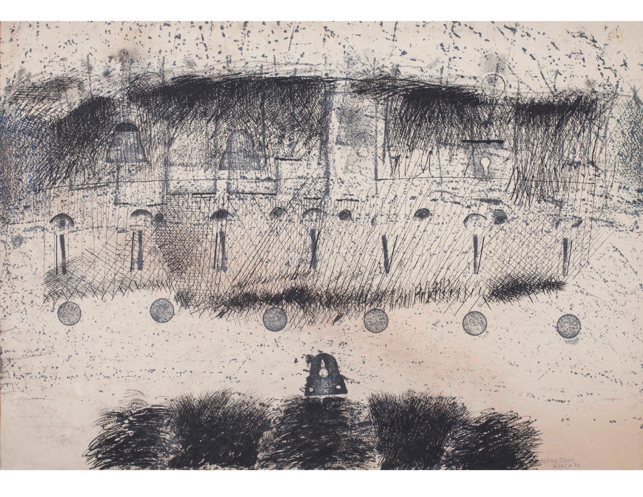 Untitled, 1976
Ink on paper
13.75&amp;quot; x 19.5&amp;quot;
TG 3833