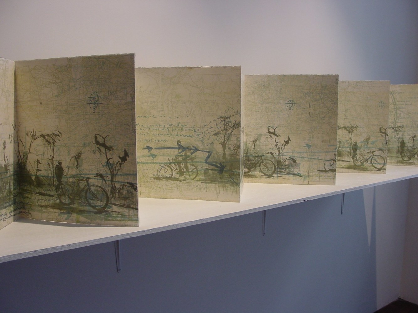 Ameen Dhillon
The Mango Tree II (Detail), 2000
Lithograph Accordion Fold Book, 17" x 163"