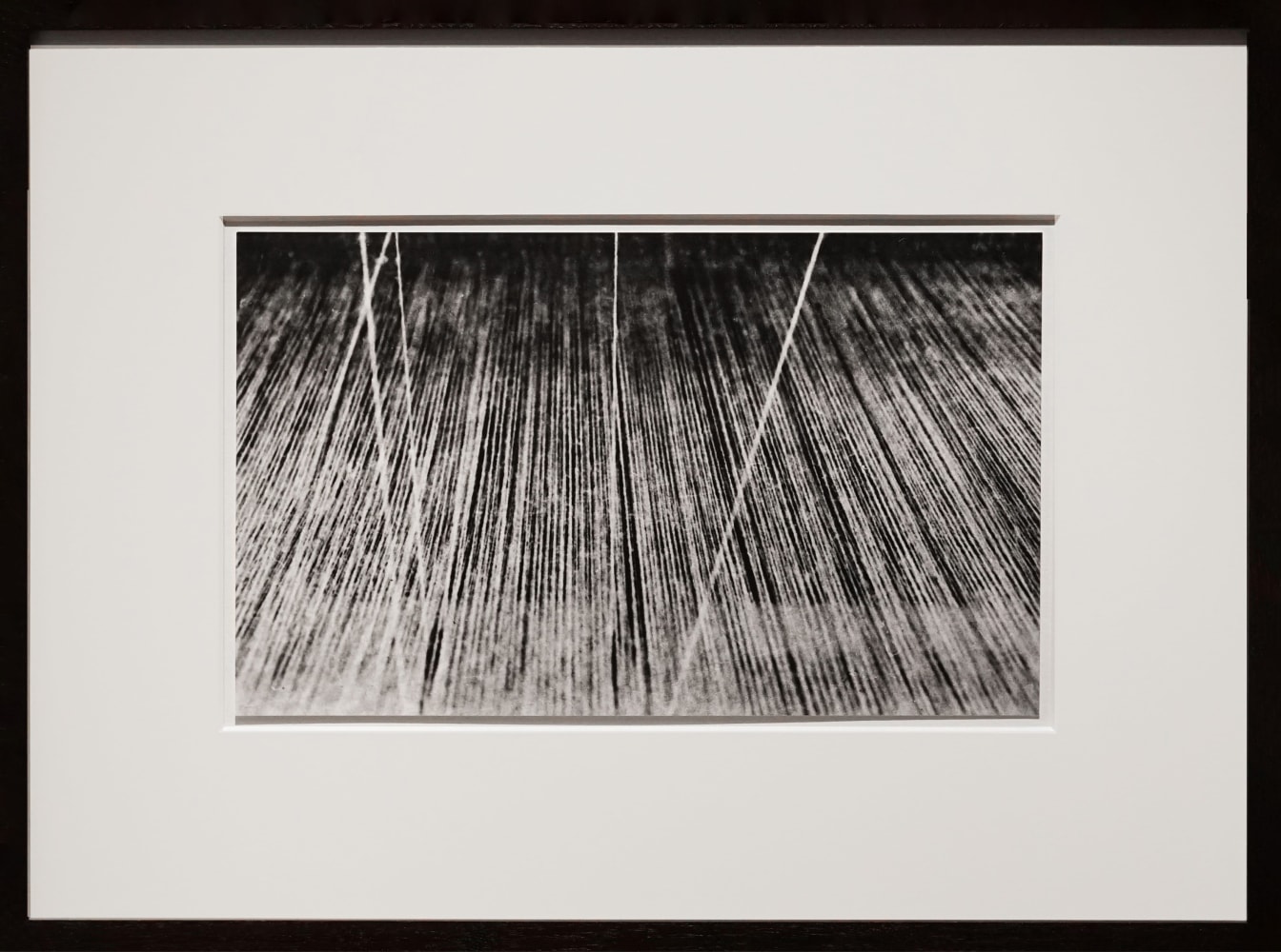 Nasreen Mohamedi
Untitled&amp;nbsp;| ca. 1970s (1995)
Silver gelatin print
Image 9&amp;quot; x 15&amp;quot; | Framed 16.5&amp;quot; x 22.5&amp;quot;
Edition 2 of 10
TG# 1675