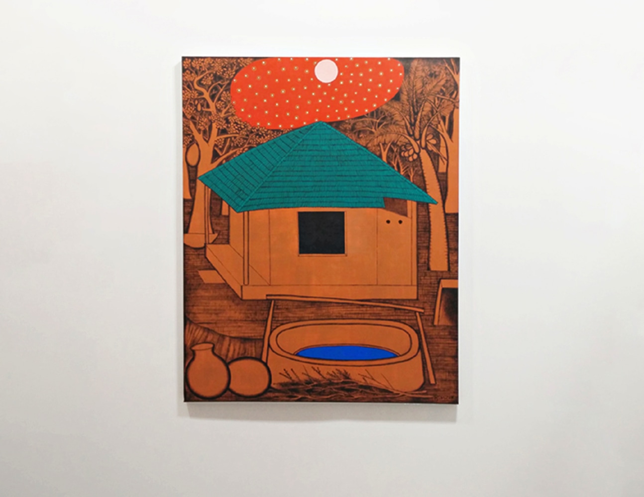 House under the Stars, 2015
Acrylic on canvas
60” x 47 3/4”