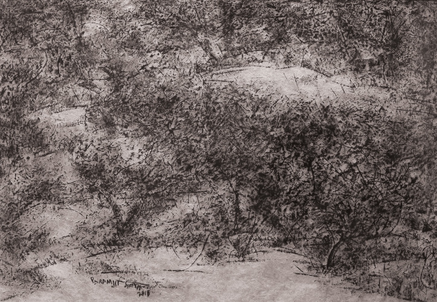 Untitled,&amp;nbsp;2013
Charcoal crayon on grass paper
14.5&amp;quot; x 22&amp;quot;&amp;nbsp;
TG 3378
