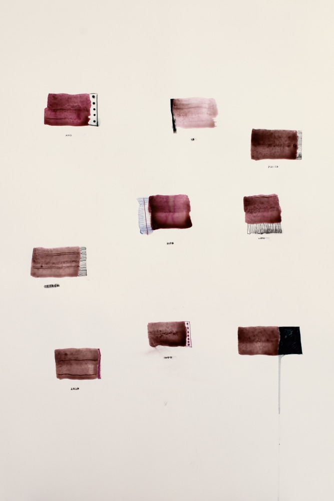 And life is broken into bits and pieces, 2020
Watercolor on paper
33” x 25.25”
TG 4660