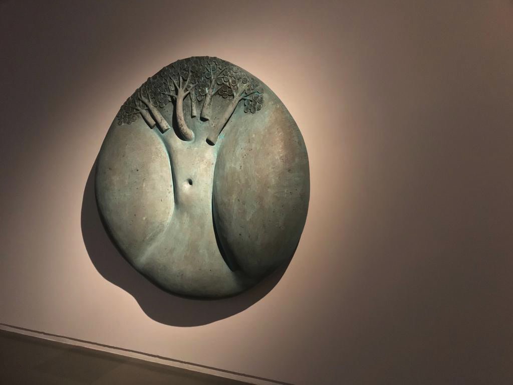 Secret Body, 2019-2020
Fiberglass & granite dust
65" Diameter x 19"
 