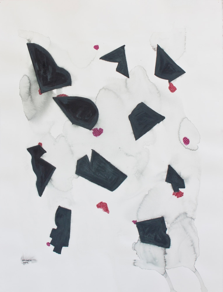 Broken, 2017
Watercolor pencil on paper
32 3/4" x 25 1/2"