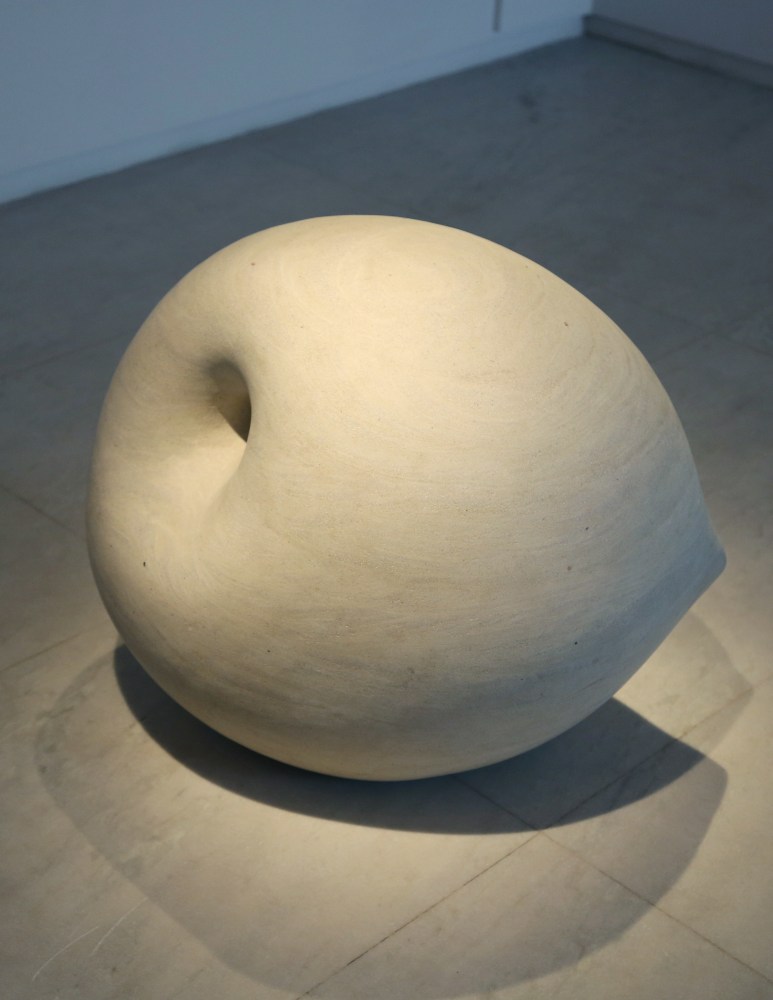 Layers of  wind, lines of time, 2013-14
Sandstone
30" x 27" x 20"